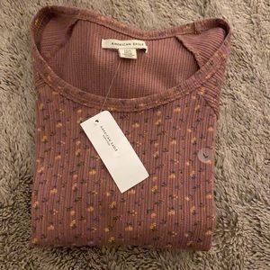 American Eagle Floral Tee